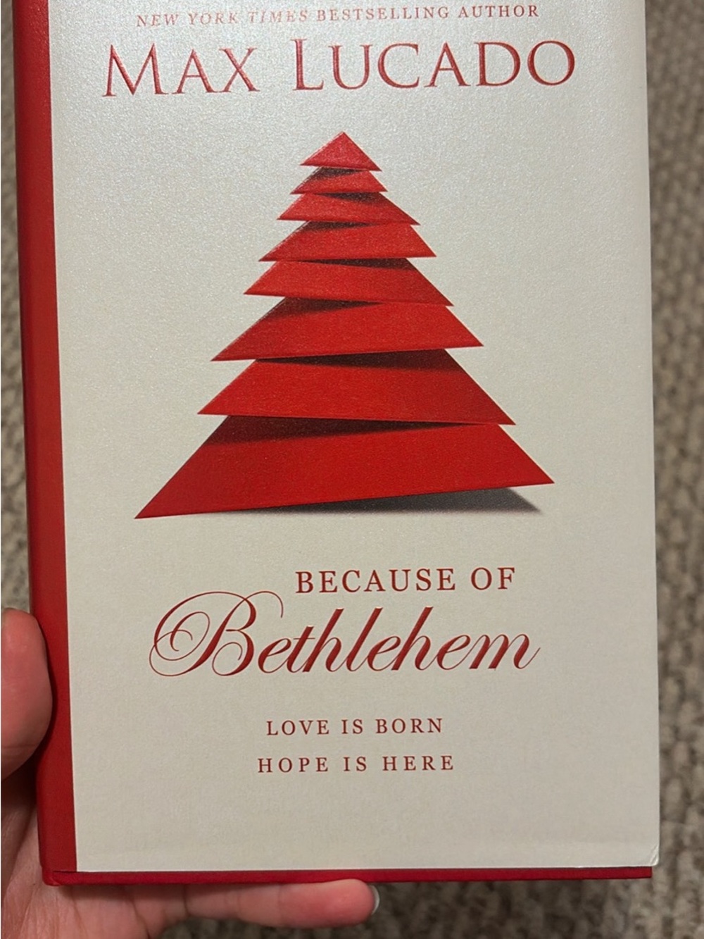 Because of Bethlehem - Mac Lucado Christmas Book